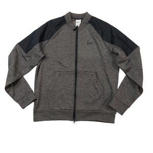 Nike Therma-FIT Men's Charcoal H/Black Training FZ Bomber Jacket DQ4852-071 M